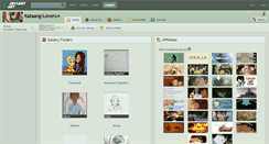 Desktop Screenshot of kataang-lovers.deviantart.com