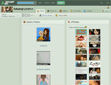 Tablet Screenshot of kataang-lovers.deviantart.com