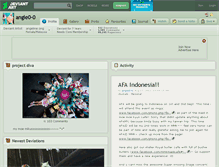 Tablet Screenshot of angie0-0.deviantart.com