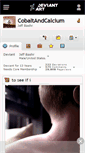 Mobile Screenshot of cobaltandcalcium.deviantart.com