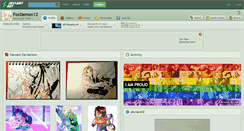 Desktop Screenshot of foxdemon12.deviantart.com