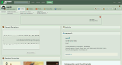 Desktop Screenshot of nerdi.deviantart.com
