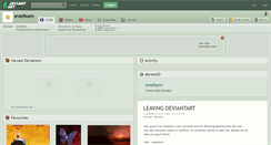 Desktop Screenshot of everburn.deviantart.com