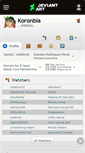 Mobile Screenshot of koronbia.deviantart.com