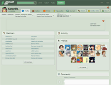 Tablet Screenshot of koronbia.deviantart.com