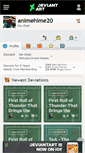 Mobile Screenshot of animehime20.deviantart.com