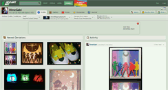 Desktop Screenshot of himegabi.deviantart.com