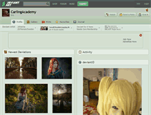 Tablet Screenshot of carlingacademy.deviantart.com