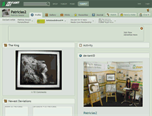 Tablet Screenshot of patricias2.deviantart.com