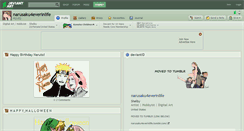 Desktop Screenshot of narusaku4everinlife.deviantart.com