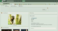 Desktop Screenshot of endinggsstartt.deviantart.com