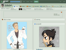 Tablet Screenshot of emikonori.deviantart.com