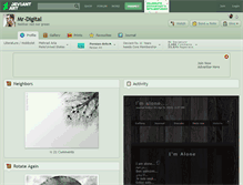 Tablet Screenshot of mr-digital.deviantart.com