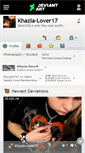 Mobile Screenshot of khazia-lover17.deviantart.com