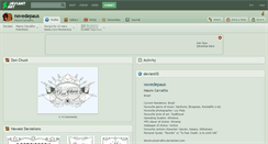 Desktop Screenshot of novedepaus.deviantart.com