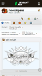 Mobile Screenshot of novedepaus.deviantart.com