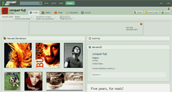 Desktop Screenshot of conquer-fuji.deviantart.com