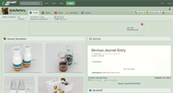 Desktop Screenshot of dudufactory.deviantart.com