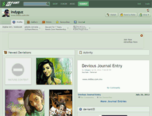 Tablet Screenshot of indyguz.deviantart.com