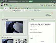 Tablet Screenshot of ignezz.deviantart.com