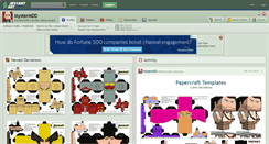 Desktop Screenshot of mystermdd.deviantart.com