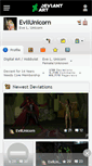 Mobile Screenshot of evilunicorn.deviantart.com