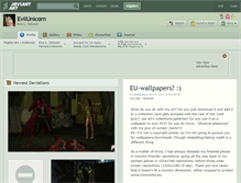 Tablet Screenshot of evilunicorn.deviantart.com