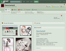 Tablet Screenshot of disenchanted2.deviantart.com