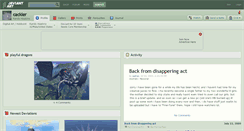 Desktop Screenshot of cackler.deviantart.com