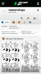 Mobile Screenshot of masterofcaps.deviantart.com