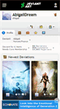 Mobile Screenshot of abigaildream.deviantart.com