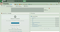 Desktop Screenshot of primal-blurr.deviantart.com