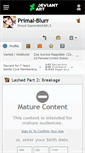 Mobile Screenshot of primal-blurr.deviantart.com