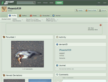 Tablet Screenshot of phoenix939.deviantart.com