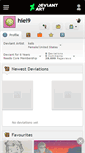 Mobile Screenshot of hiei9.deviantart.com