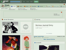 Tablet Screenshot of orsum.deviantart.com