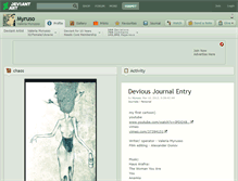 Tablet Screenshot of myruso.deviantart.com