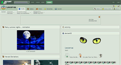 Desktop Screenshot of leocervas.deviantart.com