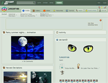 Tablet Screenshot of leocervas.deviantart.com