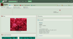 Desktop Screenshot of elvynn.deviantart.com