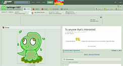 Desktop Screenshot of harbinger1087.deviantart.com