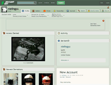Tablet Screenshot of nielingyu.deviantart.com
