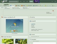 Tablet Screenshot of m4s73r.deviantart.com