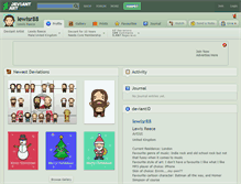Tablet Screenshot of lewisr88.deviantart.com