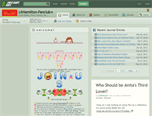 Tablet Screenshot of lkhamilton-fanclub.deviantart.com