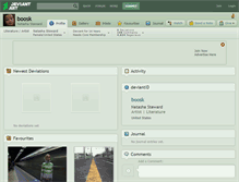 Tablet Screenshot of boosk.deviantart.com