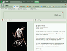 Tablet Screenshot of caturs.deviantart.com