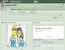 Tablet Screenshot of kurapikarryn0402.deviantart.com