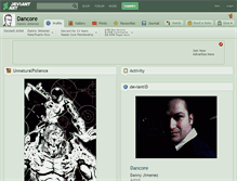 Tablet Screenshot of dancore.deviantart.com