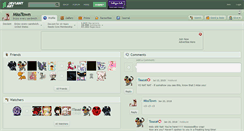 Desktop Screenshot of misstown.deviantart.com
